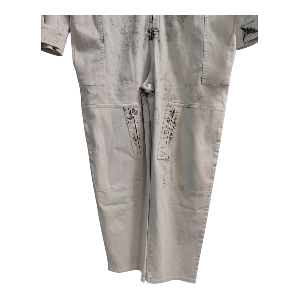STELLA McCartney Acid Wash Zip Denim Utility Jumpsuit $1330 Size 40 US Med - Picture 8 of 16